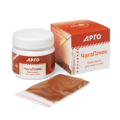 Крем-маска ЧагаПлюс косметическая для лица и тела, 110 г