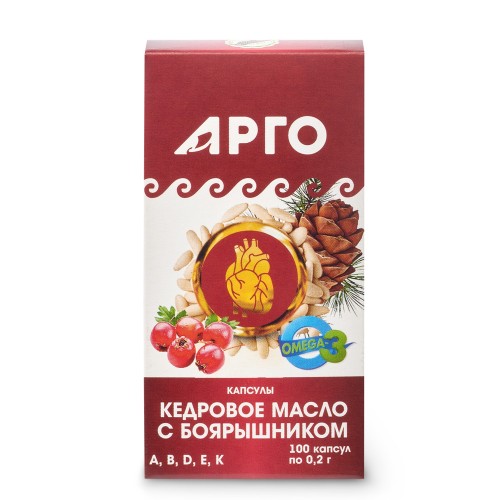 Масло кедровое с боярышником