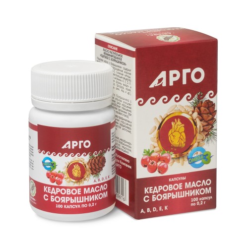 Масло кедровое с боярышником