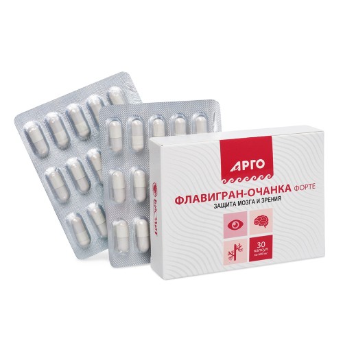 Флавигран-очанка-форте, 30 капсул