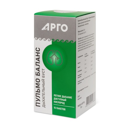 Пульмо Баланс, 15 пакетов по 5 г