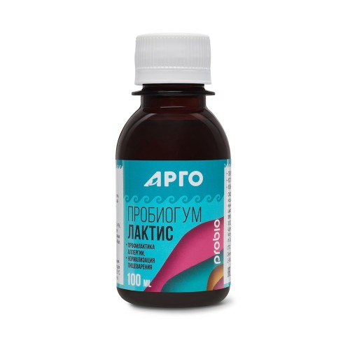 Пробиогум Лактис от компании Арго
