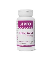 Фолиевая кислота 400 мкг, таблетки, 60 шт