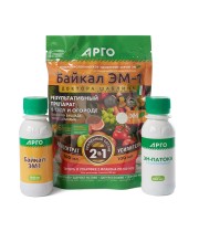 Биоудобрение Байкал ЭМ-1, концентрат 2 в 1 с ЭМ-Патокой 100 + 100 мл