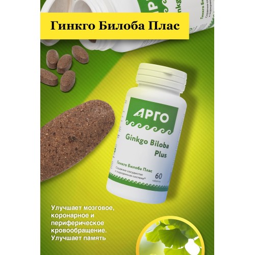 Гинкго Билоба в капсулах от Nitricare (США)