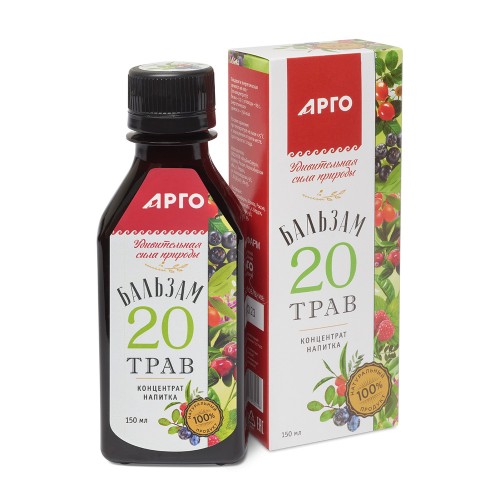 Концентрат напитка Бальзам 20 трав от компании Арго
