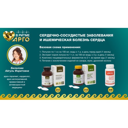 Комплекс пищеварительных ферментов от Арго