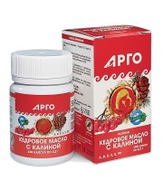 Масло кедровое с калиной (с витамином Е), капсулы