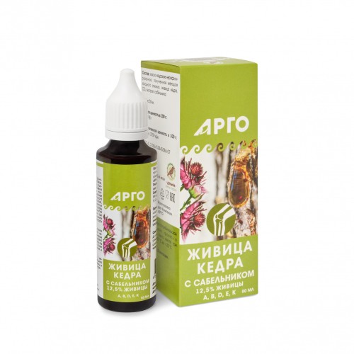 Живица кедра 12,5% с сабельником