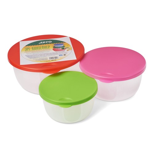 ЭМ-контейнер, (набор из 3 шт.)